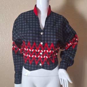 Vintage Brooks and Dunn Panhandle Slim Collection  Western Cropped Shirt